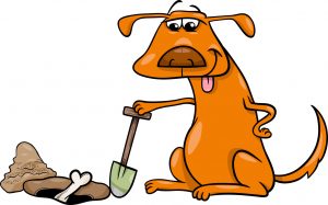 Can a dog dig up artificial grass